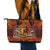 Father's Day Tonga Leather Tote Bag Special Dad Polynesia Paradise