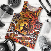 Father's Day Tonga Men Tank Top Special Dad Polynesia Paradise DT02 - Polynesian Pride