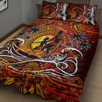 Father's Day Tonga Quilt Bed Set Special Dad Polynesia Paradise DT02 - Polynesian Pride