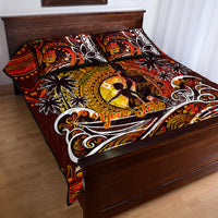 Father's Day Tonga Quilt Bed Set Special Dad Polynesia Paradise DT02 - Polynesian Pride