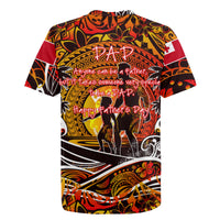 Father's Day Tonga Rugby Jersey Special Dad Polynesia Paradise DT02 - Polynesian Pride