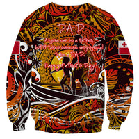 Father's Day Tonga Sweatshirt Special Dad Polynesia Paradise DT02 - Polynesian Pride