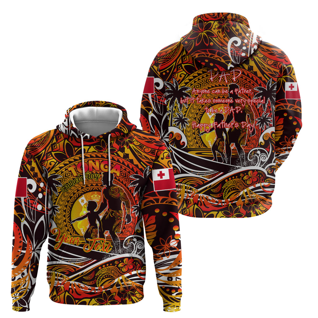 Father's Day Tonga Zip Hoodie Special Dad Polynesia Paradise DT02 - Polynesian Pride