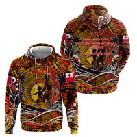 Father's Day Tonga Zip Hoodie Special Dad Polynesia Paradise DT02 - Polynesian Pride