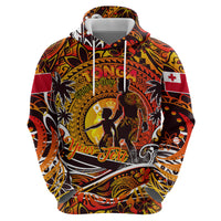 Father's Day Tonga Zip Hoodie Special Dad Polynesia Paradise DT02 - Polynesian Pride