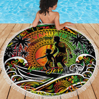 Father's Day Vanuatu Beach Blanket Special Dad Polynesia Paradise DT02 - Polynesian Pride
