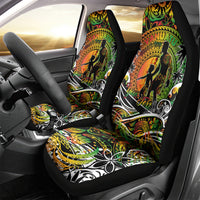 Father's Day Vanuatu Car Seat Cover Special Dad Polynesia Paradise DT02 - Polynesian Pride