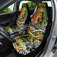 Father's Day Vanuatu Car Seat Cover Special Dad Polynesia Paradise DT02 - Polynesian Pride