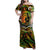 Father's Day Vanuatu Family Matching Off Shoulder Maxi Dress and Hawaiian Shirt Special Dad Polynesia Paradise