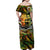 Father's Day Vanuatu Family Matching Off Shoulder Maxi Dress and Hawaiian Shirt Special Dad Polynesia Paradise