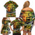 Father's Day Vanuatu Family Matching Off Shoulder Short Dress and Hawaiian Shirt Special Dad Polynesia Paradise