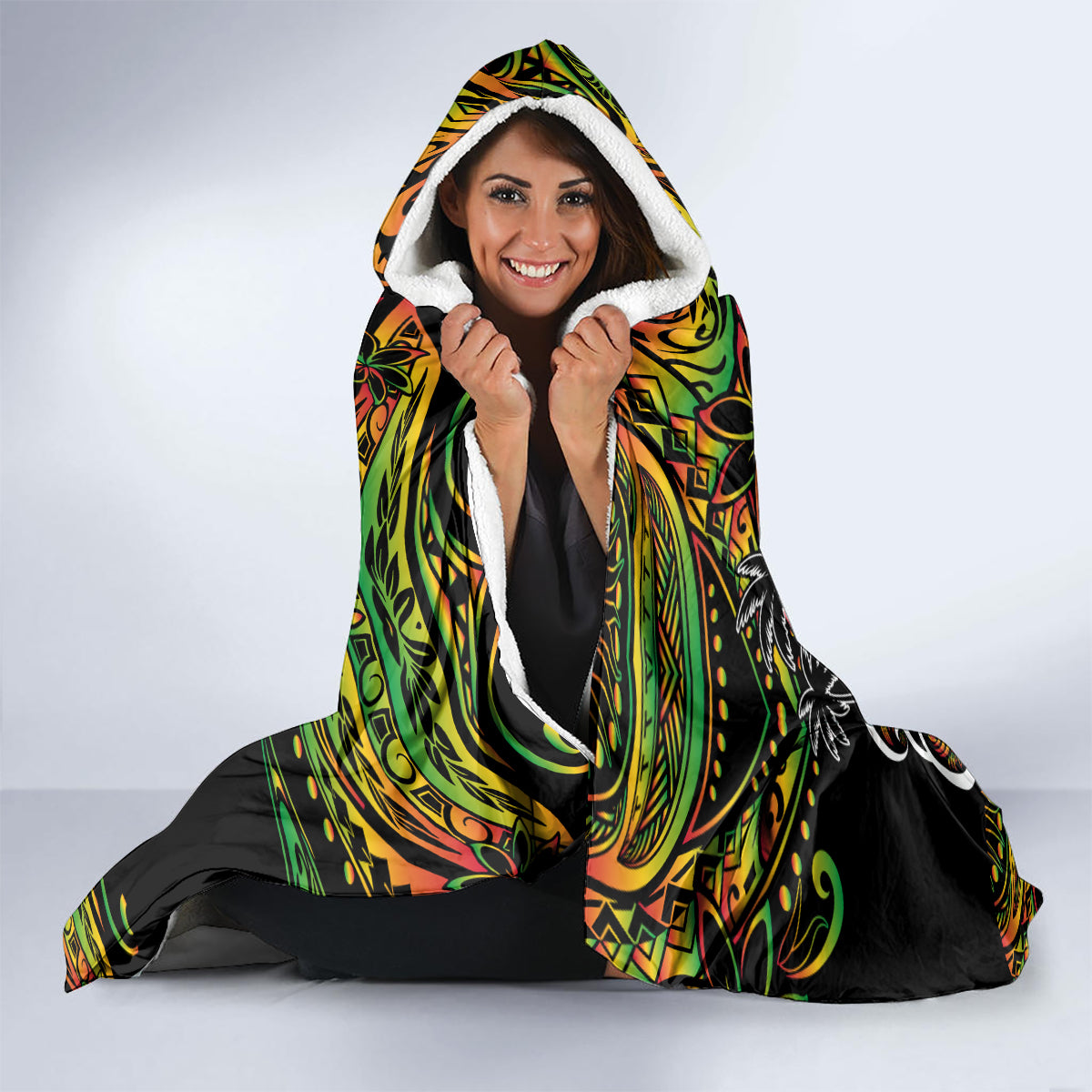 Father's Day Vanuatu Hooded Blanket Special Dad Polynesia Paradise DT02 - Polynesian Pride