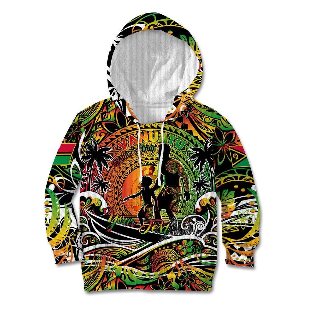 Father's Day Vanuatu Kid Hoodie Special Dad Polynesia Paradise DT02 Hoodie Art - Polynesian Pride