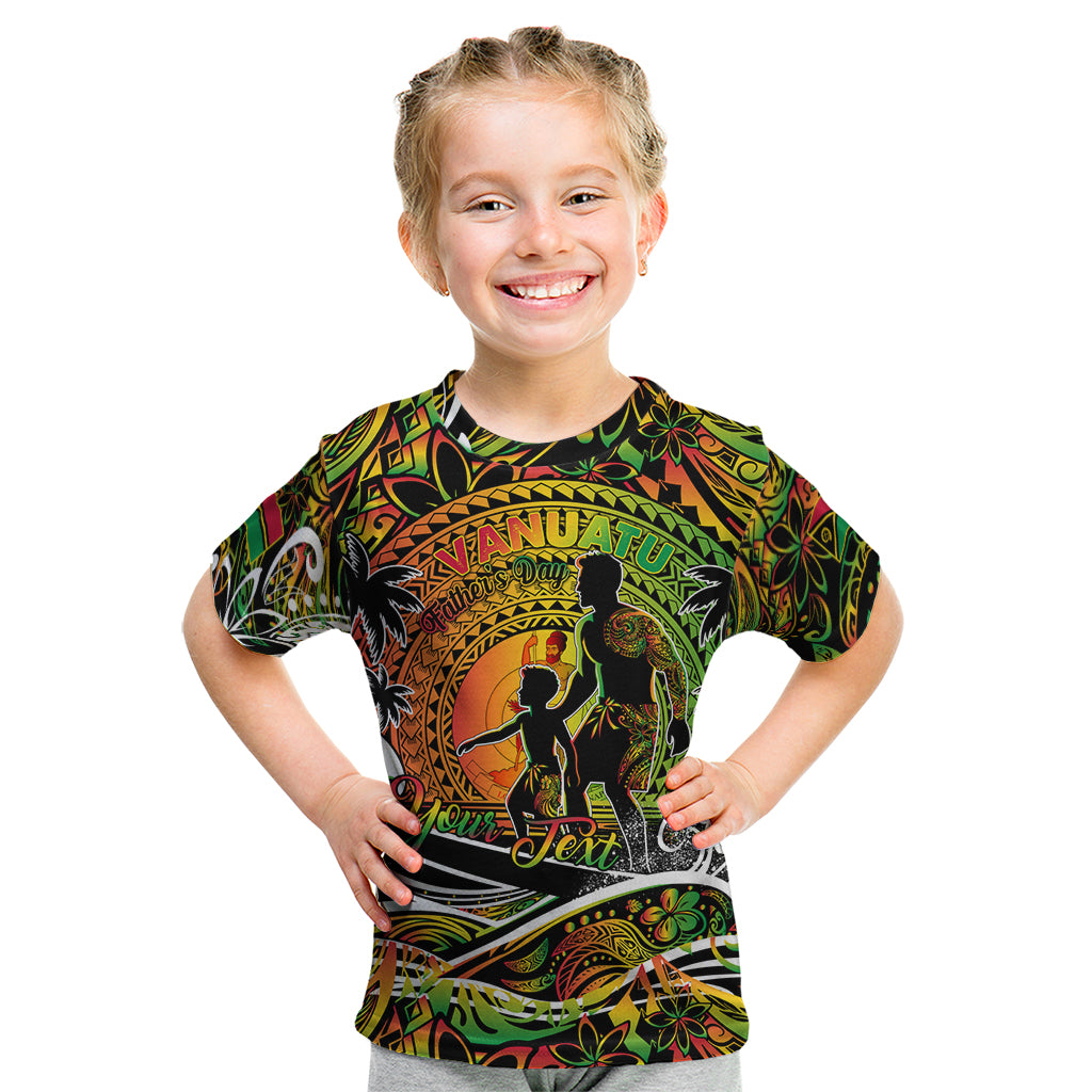 Father's Day Vanuatu Kid T Shirt Special Dad Polynesia Paradise DT02 Art - Polynesian Pride