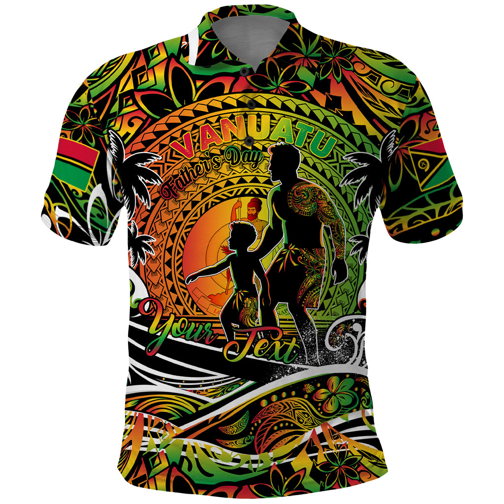 Father's Day Vanuatu Polo Shirt Special Dad Polynesia Paradise DT02 Art - Polynesian Pride