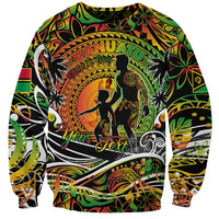 Father's Day Vanuatu Sweatshirt Special Dad Polynesia Paradise DT02 Unisex Art - Polynesian Pride