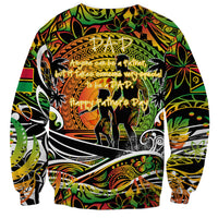 Father's Day Vanuatu Sweatshirt Special Dad Polynesia Paradise DT02 - Polynesian Pride