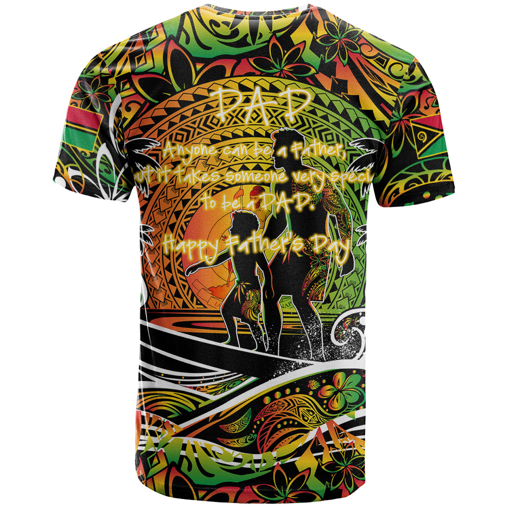 Father's Day Vanuatu T Shirt Special Dad Polynesia Paradise DT02 - Polynesian Pride