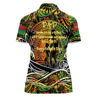 Father's Day Vanuatu Women Polo Shirt Special Dad Polynesia Paradise DT02 - Polynesian Pride