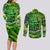 Father's Day Cook Islands Couples Matching Long Sleeve Bodycon Dress and Long Sleeve Button Shirt Special Dad Polynesia Paradise