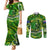 Father's Day Cook Islands Couples Matching Mermaid Dress and Long Sleeve Button Shirt Special Dad Polynesia Paradise