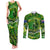 Father's Day Cook Islands Couples Matching Tank Maxi Dress and Long Sleeve Button Shirt Special Dad Polynesia Paradise