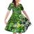 Father's Day Cook Islands Family Matching Short Sleeve Bodycon Dress and Hawaiian Shirt Special Dad Polynesia Paradise