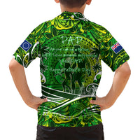 Father's Day Cook Islands Kid Hawaiian Shirt Special Dad Polynesia Paradise DT02 - Polynesian Pride