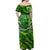 Father's Day Cook Islands Off Shoulder Maxi Dress Special Dad Polynesia Paradise