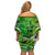 Father's Day Cook Islands Off Shoulder Short Dress Special Dad Polynesia Paradise