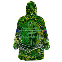 Father's Day Cook Islands Wearable Blanket Hoodie Special Dad Polynesia Paradise DT02 - Polynesian Pride