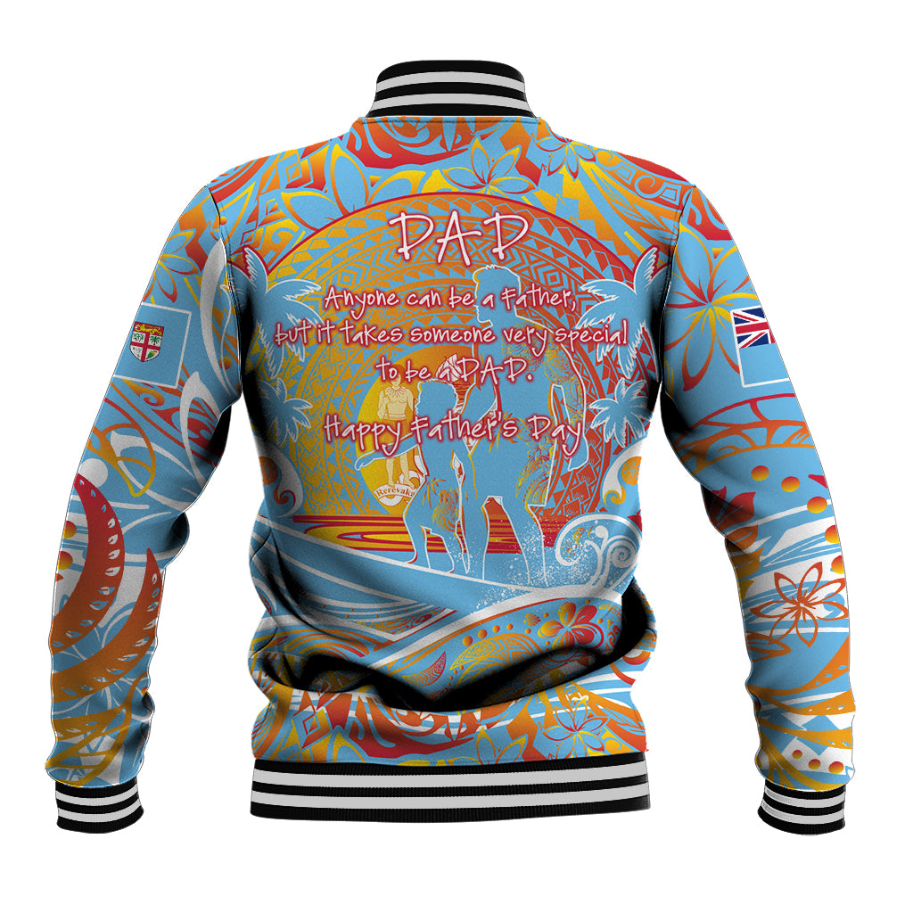 Father's Day Fiji Baseball Jacket Special Dad Polynesia Paradise DT02 - Polynesian Pride