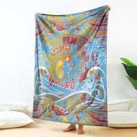 Father's Day Fiji Blanket Special Dad Polynesia Paradise DT02 - Polynesian Pride
