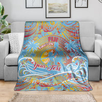 Father's Day Fiji Blanket Special Dad Polynesia Paradise DT02 - Polynesian Pride