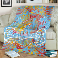 Father's Day Fiji Blanket Special Dad Polynesia Paradise DT02 - Polynesian Pride