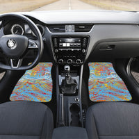 Father's Day Fiji Car Mats Special Dad Polynesia Paradise DT02 Set 2pcs - Front Red - Polynesian Pride