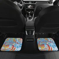 Father's Day Fiji Car Mats Special Dad Polynesia Paradise DT02 Set 2pcs - Back Red - Polynesian Pride