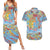 Father's Day Fiji Couples Matching Summer Maxi Dress and Hawaiian Shirt Special Dad Polynesia Paradise