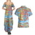 Father's Day Fiji Couples Matching Summer Maxi Dress and Hawaiian Shirt Special Dad Polynesia Paradise