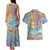 Father's Day Fiji Couples Matching Tank Maxi Dress and Hawaiian Shirt Special Dad Polynesia Paradise