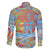 Father's Day Fiji Family Matching Off The Shoulder Long Sleeve Dress and Hawaiian Shirt Special Dad Polynesia Paradise