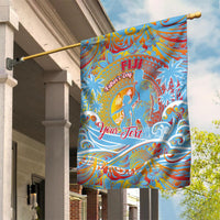 Father's Day Fiji Garden Flag Special Dad Polynesia Paradise DT02 House Flag Red - Polynesian Pride