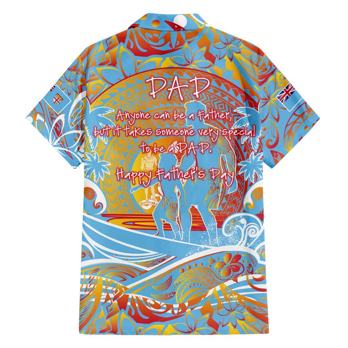 Father's Day Fiji Hawaiian Shirt Special Dad Polynesia Paradise DT02 - Polynesian Pride