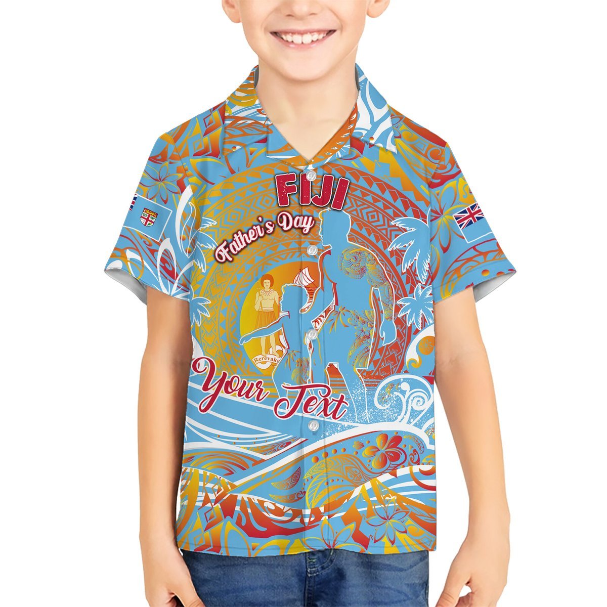 Father's Day Fiji Hawaiian Shirt Special Dad Polynesia Paradise DT02 - Polynesian Pride