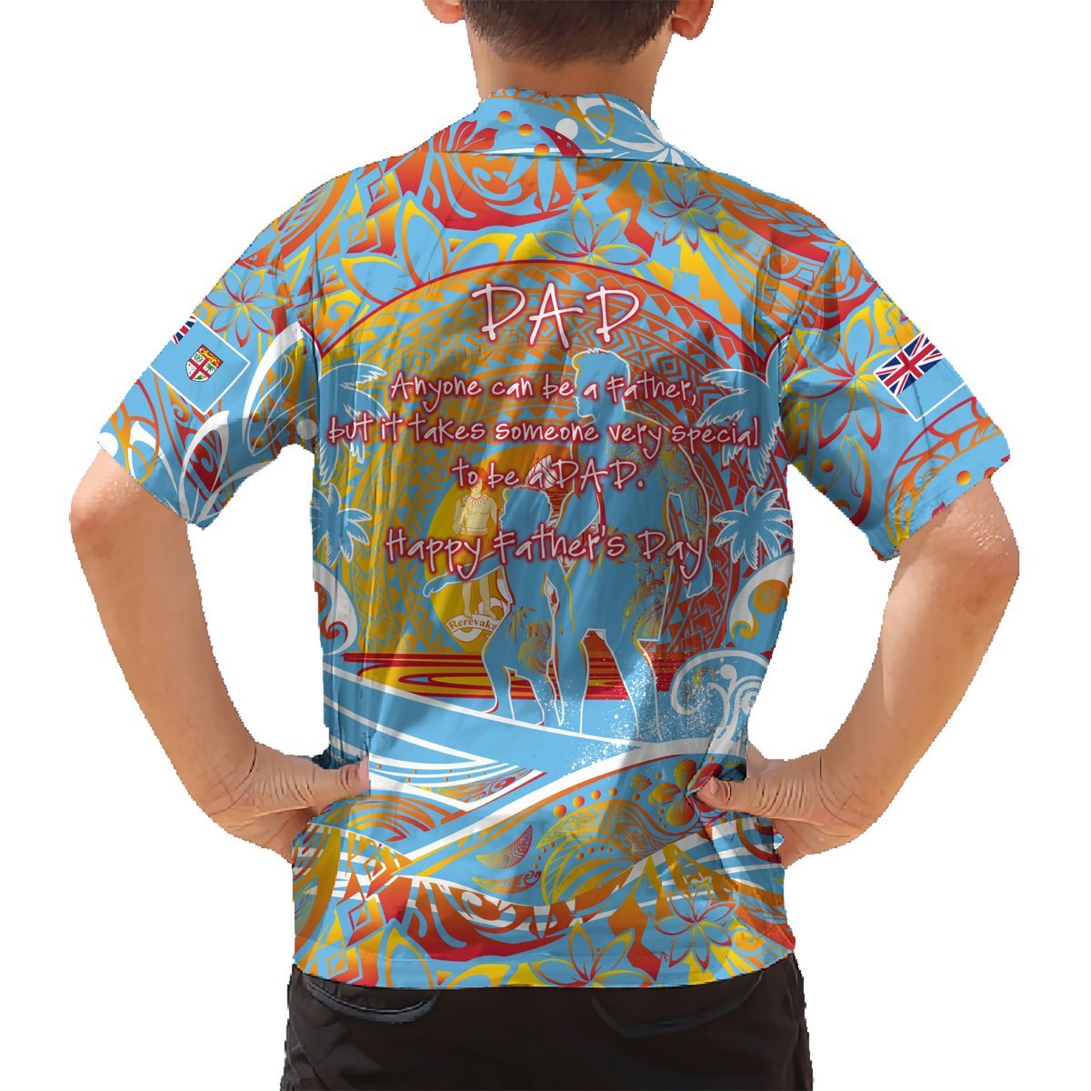 Father's Day Fiji Hawaiian Shirt Special Dad Polynesia Paradise DT02 - Polynesian Pride