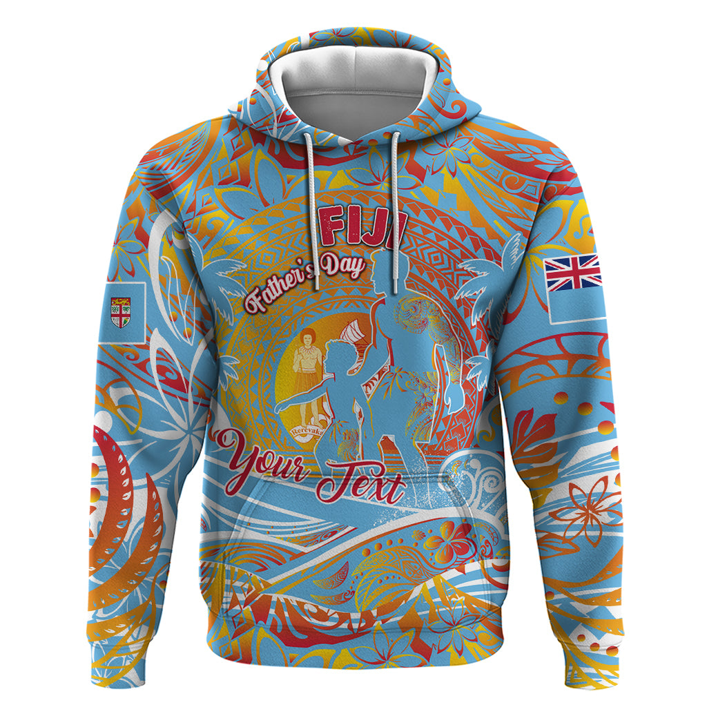 Father's Day Fiji Hoodie Special Dad Polynesia Paradise DT02 Pullover Hoodie Red - Polynesian Pride