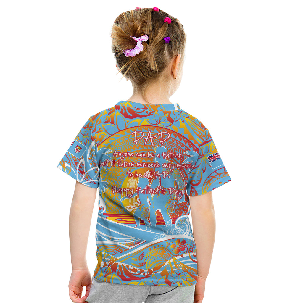 Father's Day Fiji Kid T Shirt Special Dad Polynesia Paradise DT02 - Polynesian Pride