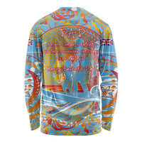 Father's Day Fiji Long Sleeve Shirt Special Dad Polynesia Paradise DT02 - Polynesian Pride
