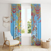 Father's Day Fiji Window Curtain Special Dad Polynesia Paradise DT02 - Polynesian Pride