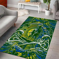 Father's Day Solomon Islands Area Rug Special Dad Polynesia Paradise DT02 - Polynesian Pride